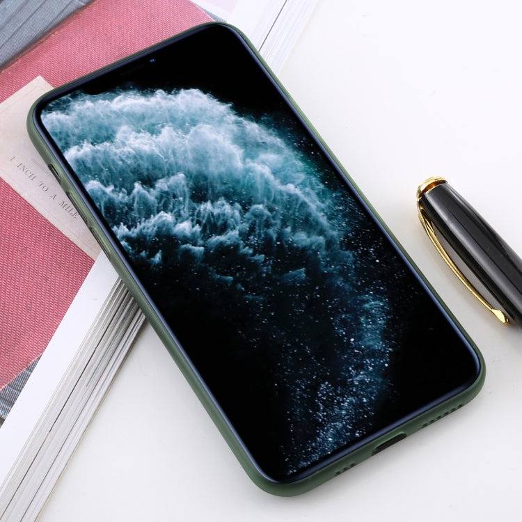 For iPhone 11 Pro Max Ultra-thin Frosted PP Case(Dark Green) - iPhone 11 Pro Max Cases by buy2fix | Online Shopping UK | buy2fix
