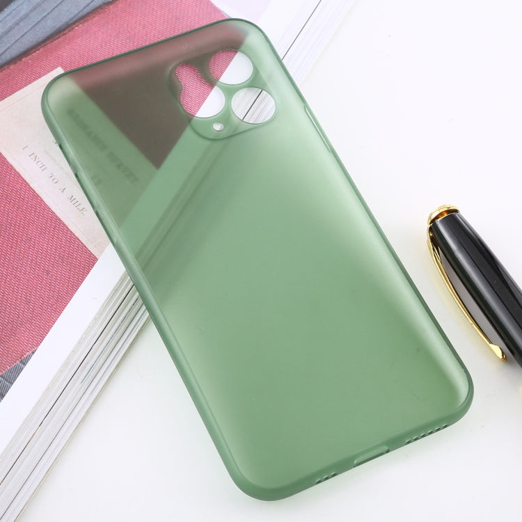 For iPhone 11 Pro Max Ultra-thin Frosted PP Case(Dark Green) - iPhone 11 Pro Max Cases by buy2fix | Online Shopping UK | buy2fix