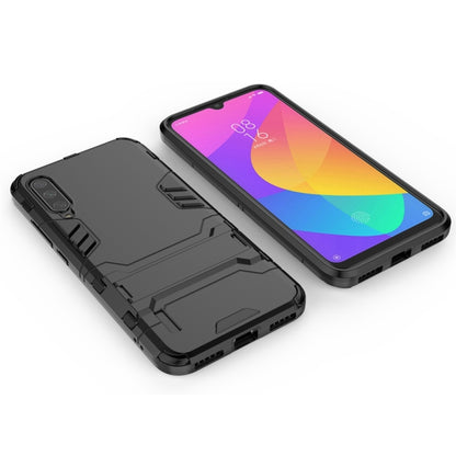 For Xiaomi Mi CC9e Shockproof PC + TPU Protective Case with Invisible Holder(Black) - Xiaomi Cases by buy2fix | Online Shopping UK | buy2fix