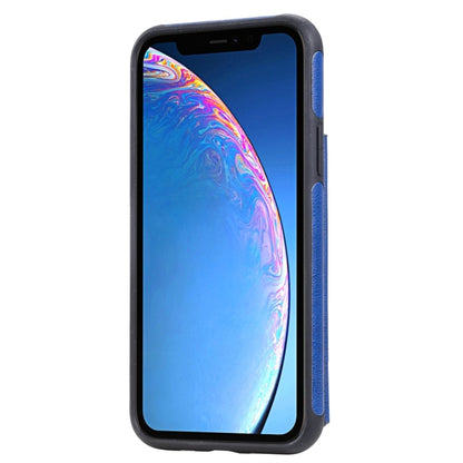 For iPhone 11 Pro Cat Tree Embossing Pattern Shockproof Protective Case with Card Slots & Photo Frame(Blue) - iPhone 11 Pro Cases by buy2fix | Online Shopping UK | buy2fix
