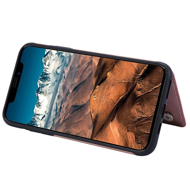 For iPhone 11 Pro Max Cat Tree Embossing Pattern Shockproof Protective Case with Card Slots & Photo Frame(Rose Gold) - iPhone 11 Pro Max Cases by buy2fix | Online Shopping UK | buy2fix