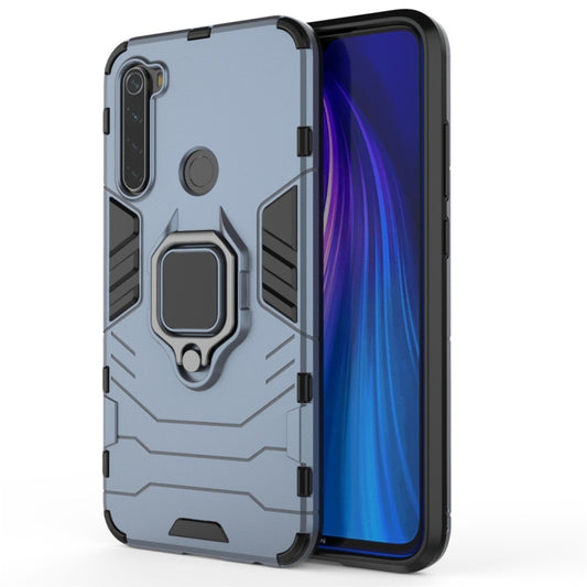 For Xiaomi Redmi Note 8 Panther PC + TPU Shockproof Protective Case(Blue) - Xiaomi Cases by buy2fix | Online Shopping UK | buy2fix