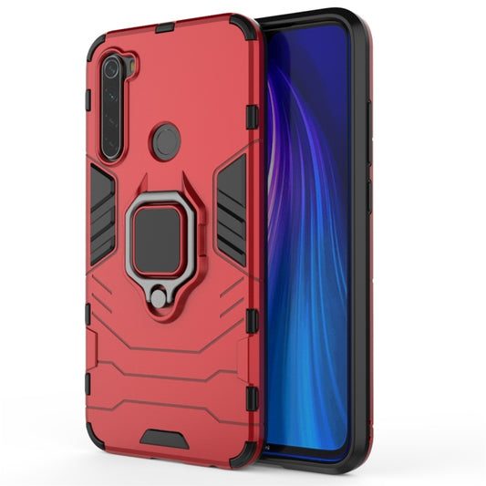 For Xiaomi Redmi Note 8 Panther PC + TPU Shockproof Protective Case(Red) - Xiaomi Cases by buy2fix | Online Shopping UK | buy2fix