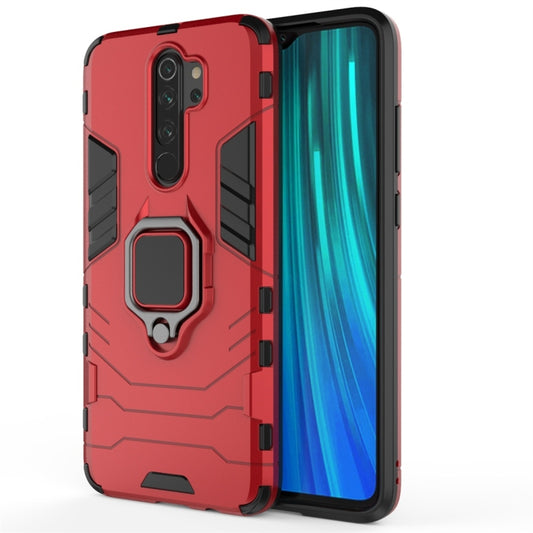 For Xiaomi Redmi Note 8 Pro Panther PC + TPU Shockproof Protective Case(Red) - Xiaomi Cases by buy2fix | Online Shopping UK | buy2fix