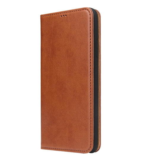 Fierre Shann PU Genuine Leather Texture Horizontal Flip Leather Case with Holder & Card Slots & Wallet For iPhone 11 Pro(Brown) - iPhone 11 Pro Cases by FIERRE SHANN | Online Shopping UK | buy2fix