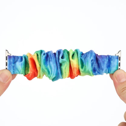 Flannel Hair Ring Strap Watch Band For Apple Watch Ultra 49mm&Watch Ultra 2 49mm / Series 9&8&7 45mm / SE 3&SE 2&6&SE&5&4 44mm / 3&2&1 42mm(9) by buy2fix