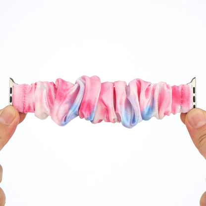 Flannel Hair Ring Strap Watch Band For Apple Watch Ultra 49mm&Watch Ultra 2 49mm / Series 9&8&7 45mm / SE 3&SE 2&6&SE&5&4 44mm / 3&2&1 42mm(10) by buy2fix