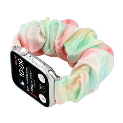 Flannel Hair Ring Strap Watch Band For Apple Watch Ultra 49mm&Watch Ultra 2 49mm / Series 9&8&7 45mm / SE 3&SE 2&6&SE&5&4 44mm / 3&2&1 42mm(13) by buy2fix