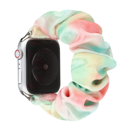 Flannel Hair Ring Strap Watch Band For Apple Watch Ultra 49mm&Watch Ultra 2 49mm / Series 9&8&7 45mm / SE 3&SE 2&6&SE&5&4 44mm / 3&2&1 42mm(13) by buy2fix