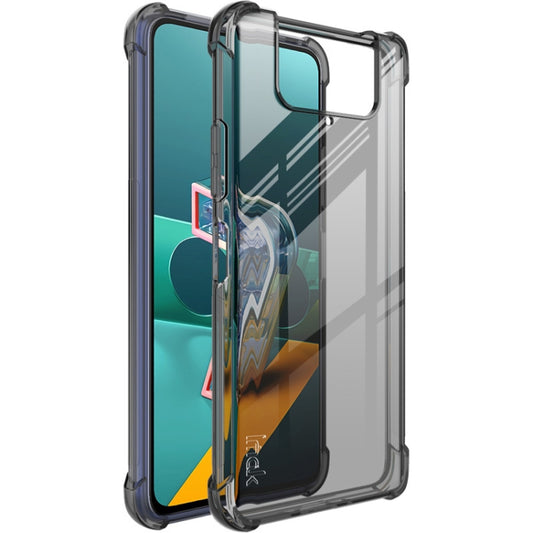For OnePlus Nord N10 5G IMAK All-inclusive Shockproof Airbag TPU Case(Transparent Black) - OnePlus Cases by imak | Online Shopping UK | buy2fix