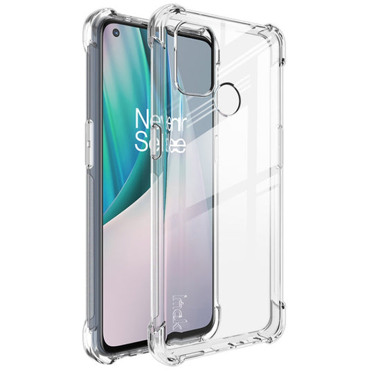 For OnePlus Nord N100 IMAK All-inclusive Shockproof Airbag TPU Case(Transparent) - OnePlus Cases by imak | Online Shopping UK | buy2fix