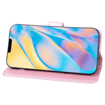 For iPhone 12 Rose Embossed Horizontal Flip PU Leather Case with Holder & Card Slots & Wallet(Rose Red) - iPhone 12 / 12 Pro Cases by buy2fix | Online Shopping UK | buy2fix