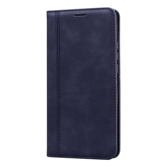 For Xiaomi Redmi 9 Frosted Business Magnetic Horizontal Flip PU Leather Case with Holder & Card Slot & Lanyard(Black) - Xiaomi Cases by buy2fix | Online Shopping UK | buy2fix