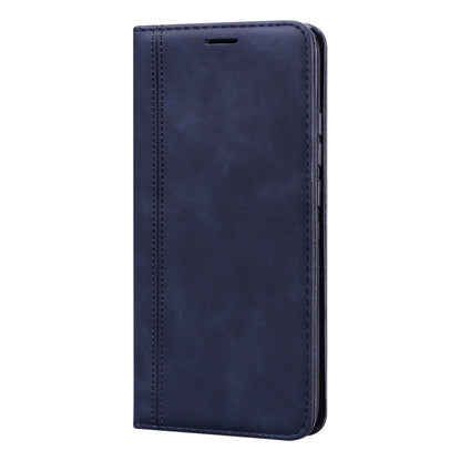 For Xiaomi Redmi 9A Frosted Business Magnetic Horizontal Flip PU Leather Case with Holder & Card Slot & Lanyard(Black) - Xiaomi Cases by buy2fix | Online Shopping UK | buy2fix