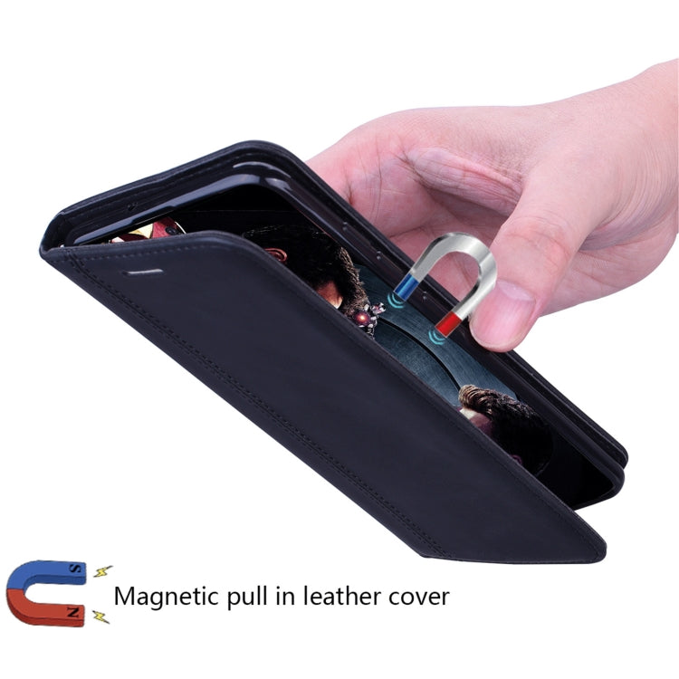 For Xiaomi Redmi 9A Frosted Business Magnetic Horizontal Flip PU Leather Case with Holder & Card Slot & Lanyard(Green) - Xiaomi Cases by buy2fix | Online Shopping UK | buy2fix