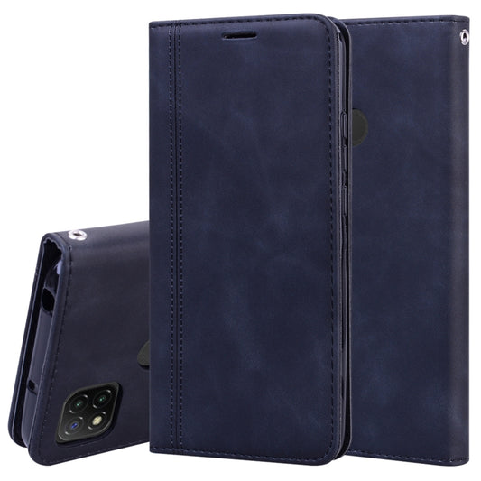 For Xiaomi Redmi 9C Frosted Business Magnetic Horizontal Flip PU Leather Case with Holder & Card Slot & Lanyard(Black) - Xiaomi Cases by buy2fix | Online Shopping UK | buy2fix