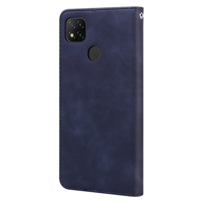 For Xiaomi Redmi 9C Frosted Business Magnetic Horizontal Flip PU Leather Case with Holder & Card Slot & Lanyard(Black) - Xiaomi Cases by buy2fix | Online Shopping UK | buy2fix