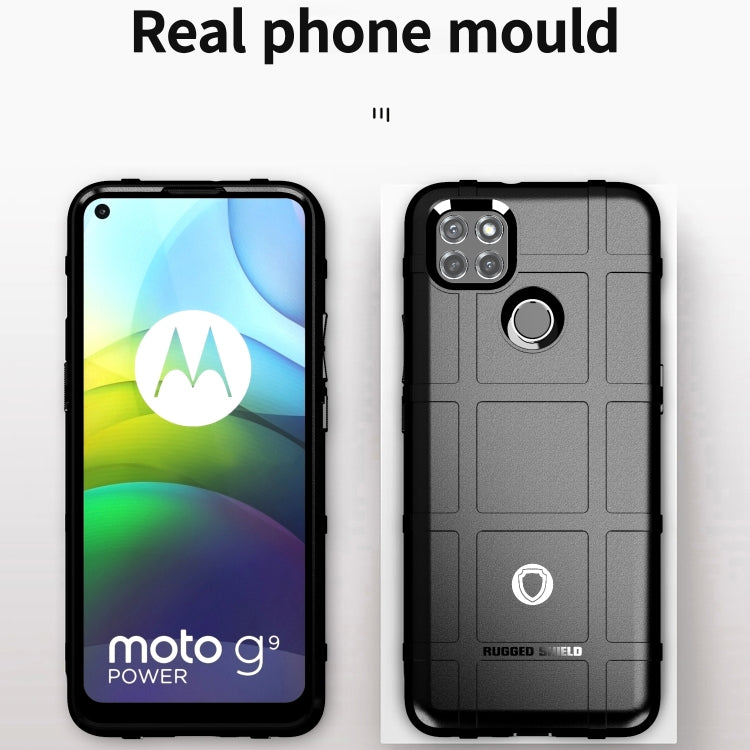 For Motorola Moto G9 Power Full Coverage Shockproof TPU Case(Blue) - Motorola Cases by buy2fix | Online Shopping UK | buy2fix