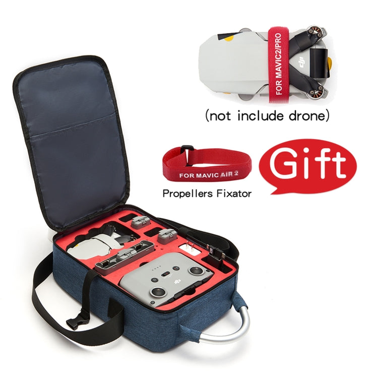 Portable Waterproof Drone Shoulder Storage Bag for DJI Mavic Mini 2(Blue) - Carry Cases & Bags by buy2fix | Online Shopping UK | buy2fix