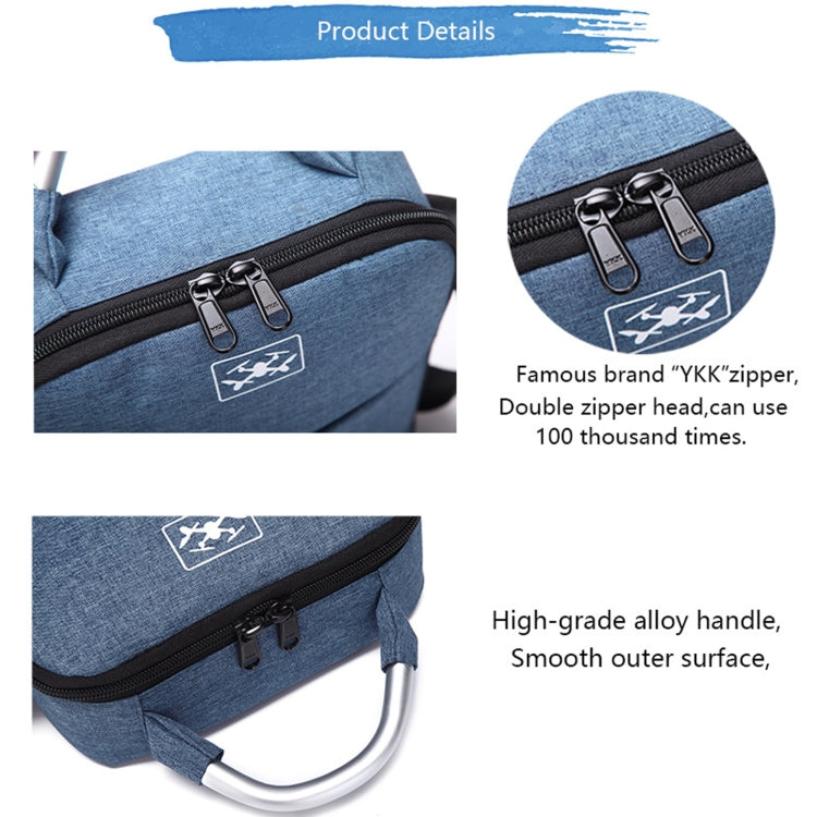 Portable Waterproof Drone Shoulder Storage Bag for DJI Mavic Mini 2(Blue) - Carry Cases & Bags by buy2fix | Online Shopping UK | buy2fix
