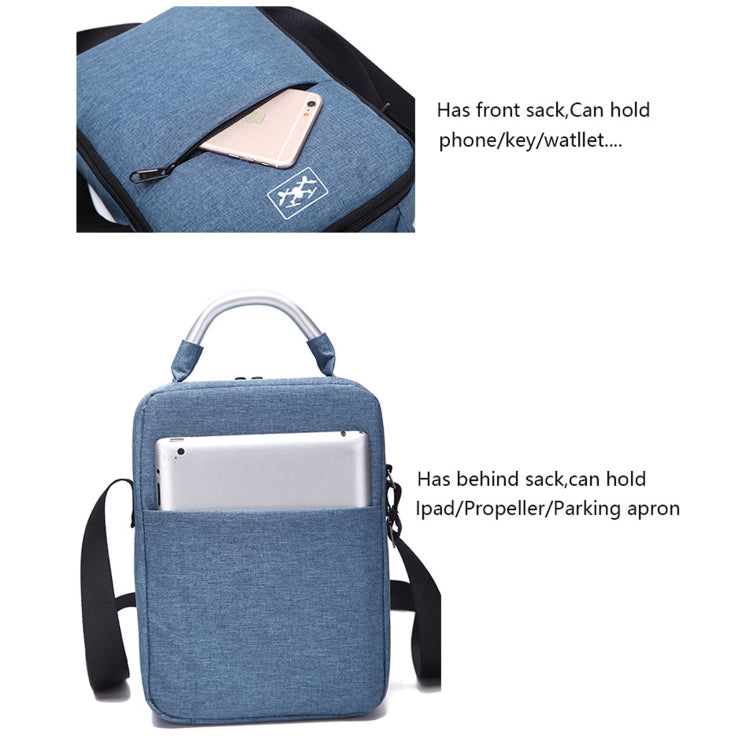 Portable Waterproof Drone Shoulder Storage Bag for DJI Mavic Mini 2(Blue) - Carry Cases & Bags by buy2fix | Online Shopping UK | buy2fix