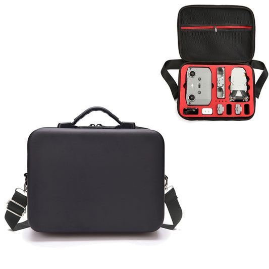 LS4456 Portable Drone PU Shoulder Storage Bag Handbag for DJI Mavic Mini 2(Black + Red Liner) - Carry Cases & Bags by buy2fix | Online Shopping UK | buy2fix