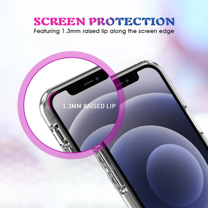 For iPhone 11 Magsafe Case Simple Magnetic Ring All-inclusive Clear Crystal Acrylic PC +TPU Shockproof Case (Transparent) - iPhone 11 Cases by buy2fix | Online Shopping UK | buy2fix