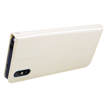For Xiaomi Redmi 9A Rose Embossed Horizontal Flip PU Leather Case with Holder & Card Slots & Wallet(Gold) - Xiaomi Cases by buy2fix | Online Shopping UK | buy2fix