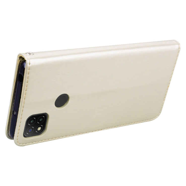 For Xiaomi Redmi 9C Rose Embossed Horizontal Flip PU Leather Case with Holder & Card Slots & Wallet(Gold) - Xiaomi Cases by buy2fix | Online Shopping UK | buy2fix