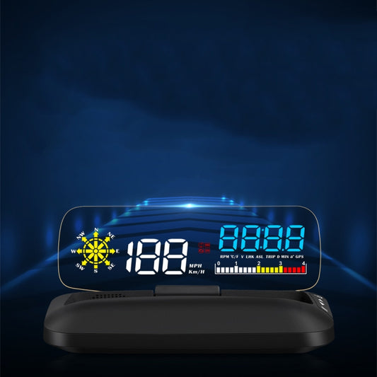 C5 OBD2 + GPS Mode Car HUD Head-up Display Water Temperature / Vehicle Speed / Voltage by buy2fix