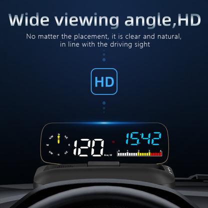C5 OBD2 + GPS Mode Car HUD Head-up Display Water Temperature / Vehicle Speed / Voltage - Head Up Display System by buy2fix | Online Shopping UK | buy2fix