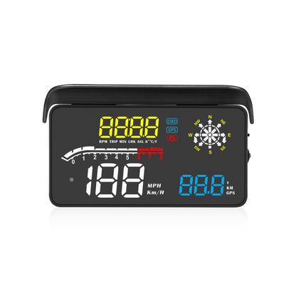 D1 Car OBD2 HUD Head-up Display GPS Speed Meter Speed / Voltage / Water Temperature Speed Alarm by buy2fix
