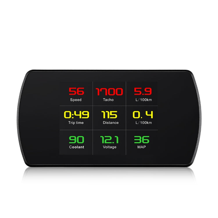 P12 Car HUD Head-up Display OBD2 Fault Code Elimination - Head Up Display System by buy2fix | Online Shopping UK | buy2fix