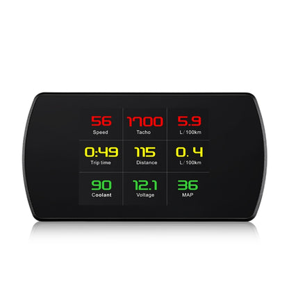 P12 Car HUD Head-up Display OBD2 Fault Code Elimination - Head Up Display System by buy2fix | Online Shopping UK | buy2fix