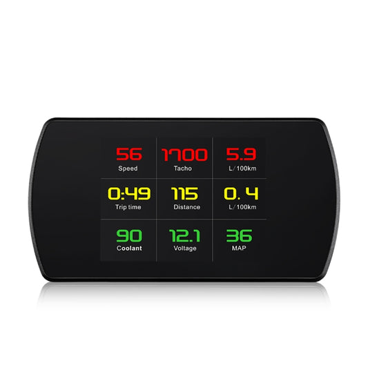 P12 Car HUD Head-up Display OBD2 Fault Code Elimination - Head Up Display System by buy2fix | Online Shopping UK | buy2fix