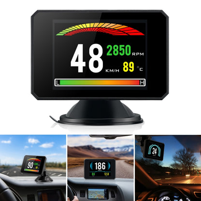 P16 Car HUD Head-up Display OBD2 Fault Code Elimination - Head Up Display System by buy2fix | Online Shopping UK | buy2fix
