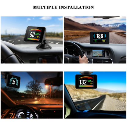 P16 Car HUD Head-up Display OBD2 Fault Code Elimination - Head Up Display System by buy2fix | Online Shopping UK | buy2fix