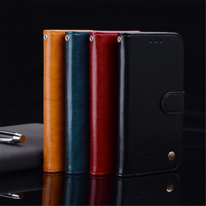 For iPhone 12 / 12 Pro Business Style Oil Wax Texture Horizontal Flip Leather Case with Holder & Card Slots & Wallet(Red) - iPhone 12 / 12 Pro Cases by buy2fix | Online Shopping UK | buy2fix