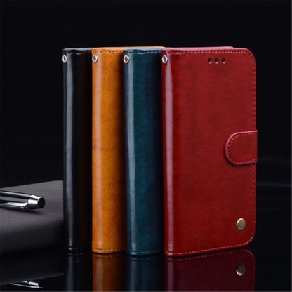 For Huawei Y8P / Enjoy 10S Business Style Oil Wax Texture Horizontal Flip Leather Case with Holder & Card Slots & Wallet(Black) - Huawei Cases by buy2fix | Online Shopping UK | buy2fix