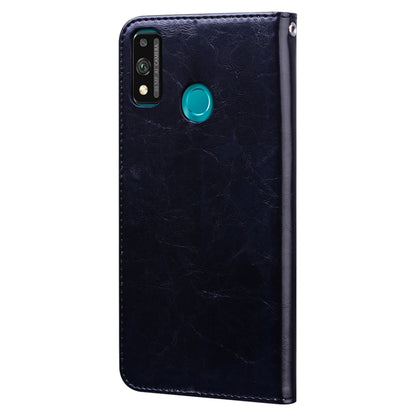 For Huawei Honor 9X Lite Business Style Oil Wax Texture Horizontal Flip Leather Case with Holder & Card Slots & Wallet(Black) - Honor Cases by buy2fix | Online Shopping UK | buy2fix