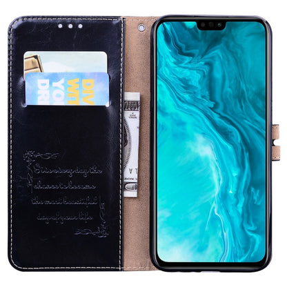 For Huawei Honor 9X Lite Business Style Oil Wax Texture Horizontal Flip Leather Case with Holder & Card Slots & Wallet(Black) - Honor Cases by buy2fix | Online Shopping UK | buy2fix
