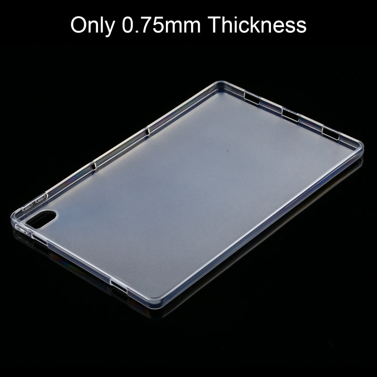For Lenovo Tab P11 (TB-J606F) 0.75mm Ultra-thin Outside Glossy Inside Frosted TPU Protective Case - Lenovo by buy2fix | Online Shopping UK | buy2fix