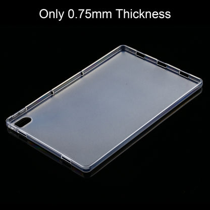 For Lenovo Tab P11 (TB-J606F) 0.75mm Ultra-thin Outside Glossy Inside Frosted TPU Protective Case - Lenovo by buy2fix | Online Shopping UK | buy2fix