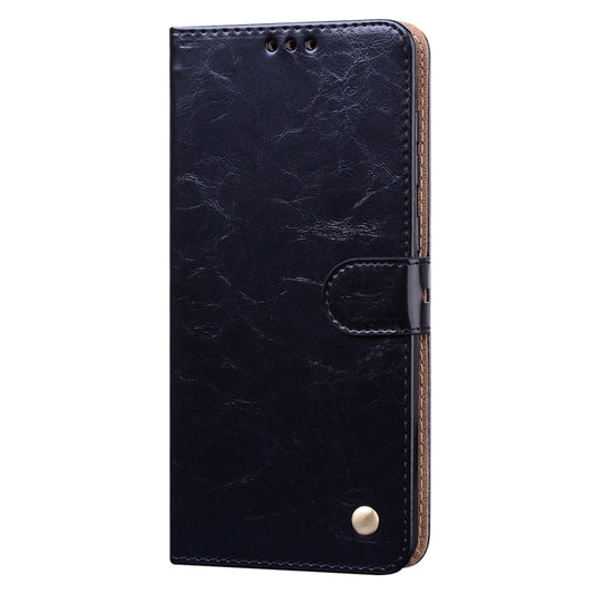 For Samsung Galaxy A21s Business Style Oil Wax Texture Horizontal Flip Leather Case, with Holder & Card Slots & Wallet(Black) by buy2fix