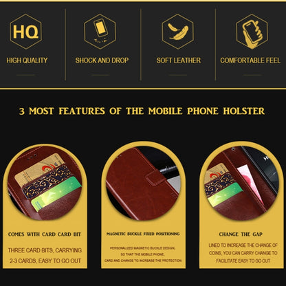 For Nokia 8.3 5G idewei Crazy Horse Texture Horizontal Flip Leather Case with Holder & Card Slots & Wallet(Rose Red) - Nokia Cases by idewei | Online Shopping UK | buy2fix