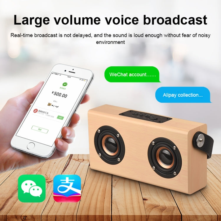 D10 Bluetooth 4.2 Portable Wooden Handheld Bluetooth Speaker(Red Wood Texture) - Desktop Speaker by buy2fix | Online Shopping UK | buy2fix