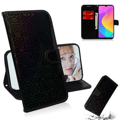 For Xiaomi Mi A3 / CC9e Solid Color Colorful Magnetic Buckle Horizontal Flip PU Leather Case with Holder & Card Slots & Wallet & Lanyard(Black) - Xiaomi Cases by buy2fix | Online Shopping UK | buy2fix