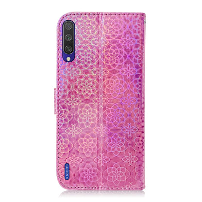 For Xiaomi Mi A3 / CC9e Solid Color Colorful Magnetic Buckle Horizontal Flip PU Leather Case with Holder & Card Slots & Wallet & Lanyard(Pink) - Xiaomi Cases by buy2fix | Online Shopping UK | buy2fix