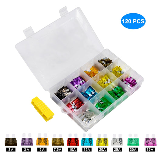 ZH-1094B1 120 PCS 2A-35A Car Fuse Set - Fuse by buy2fix | Online Shopping UK | buy2fix
