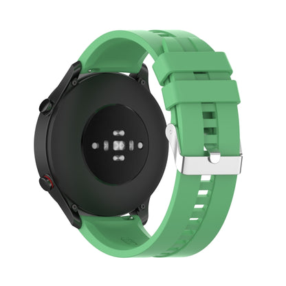 For Xiaomi Watch Color Sport Silicone Watch Band with Silver Steel Buckle(Mint Green) - Watch Bands by buy2fix | Online Shopping UK | buy2fix